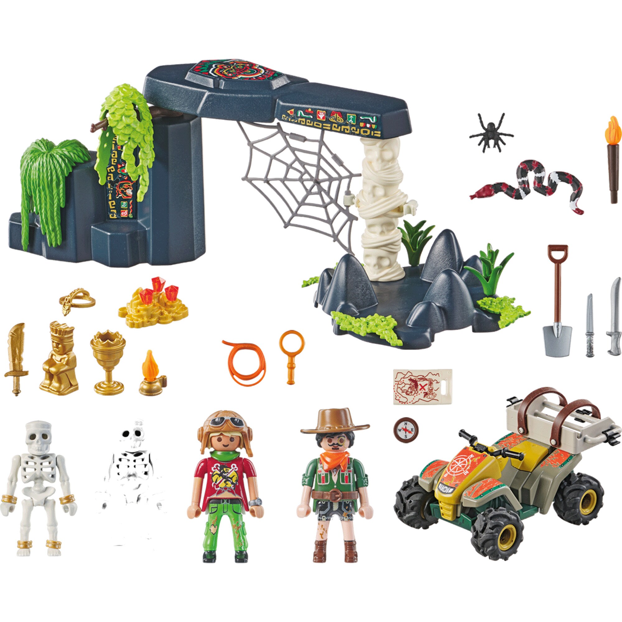 PLAYMOBIL Konstruktionsspielzeug Sports & Action Schatzsuche im Dschungel