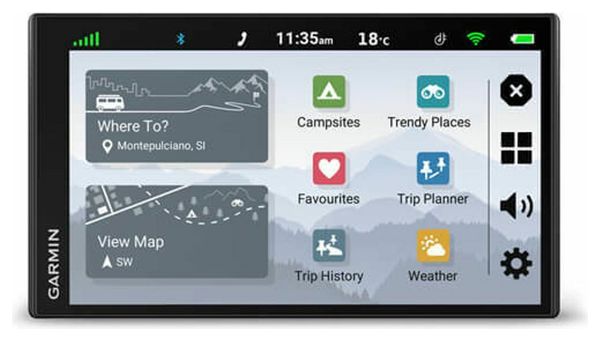 GPS Garmin Campervan