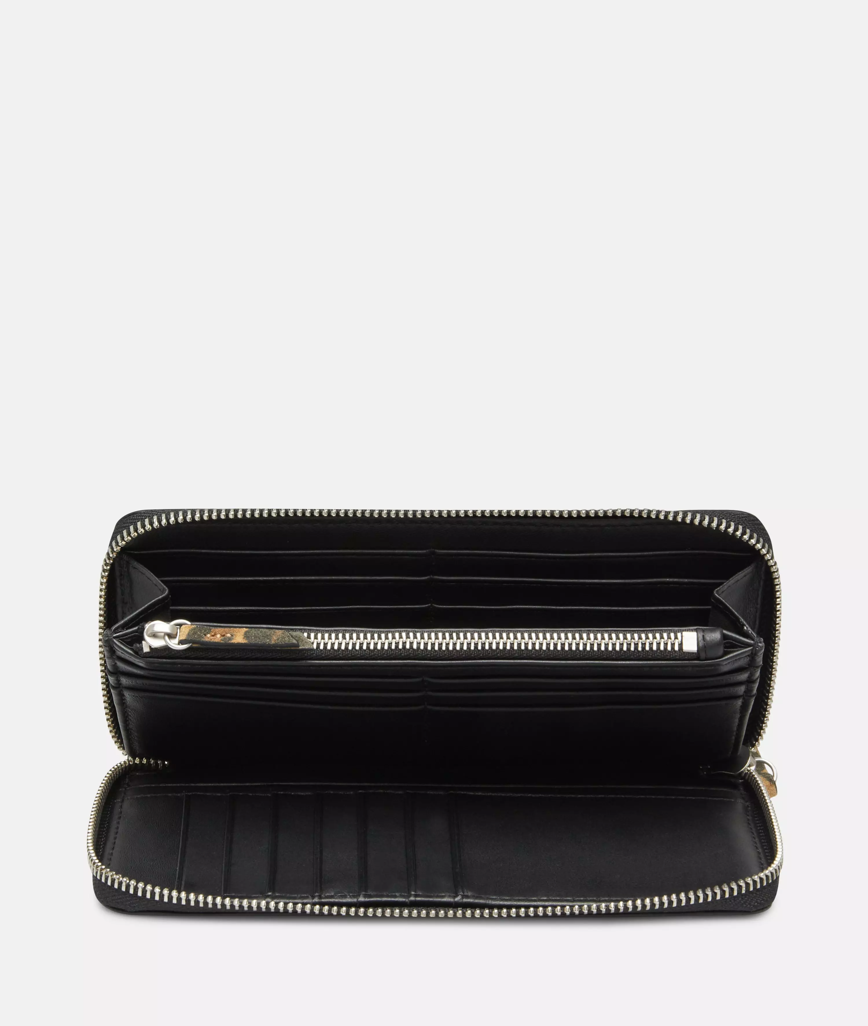 Leo Juna purse L Large wallet with leo print