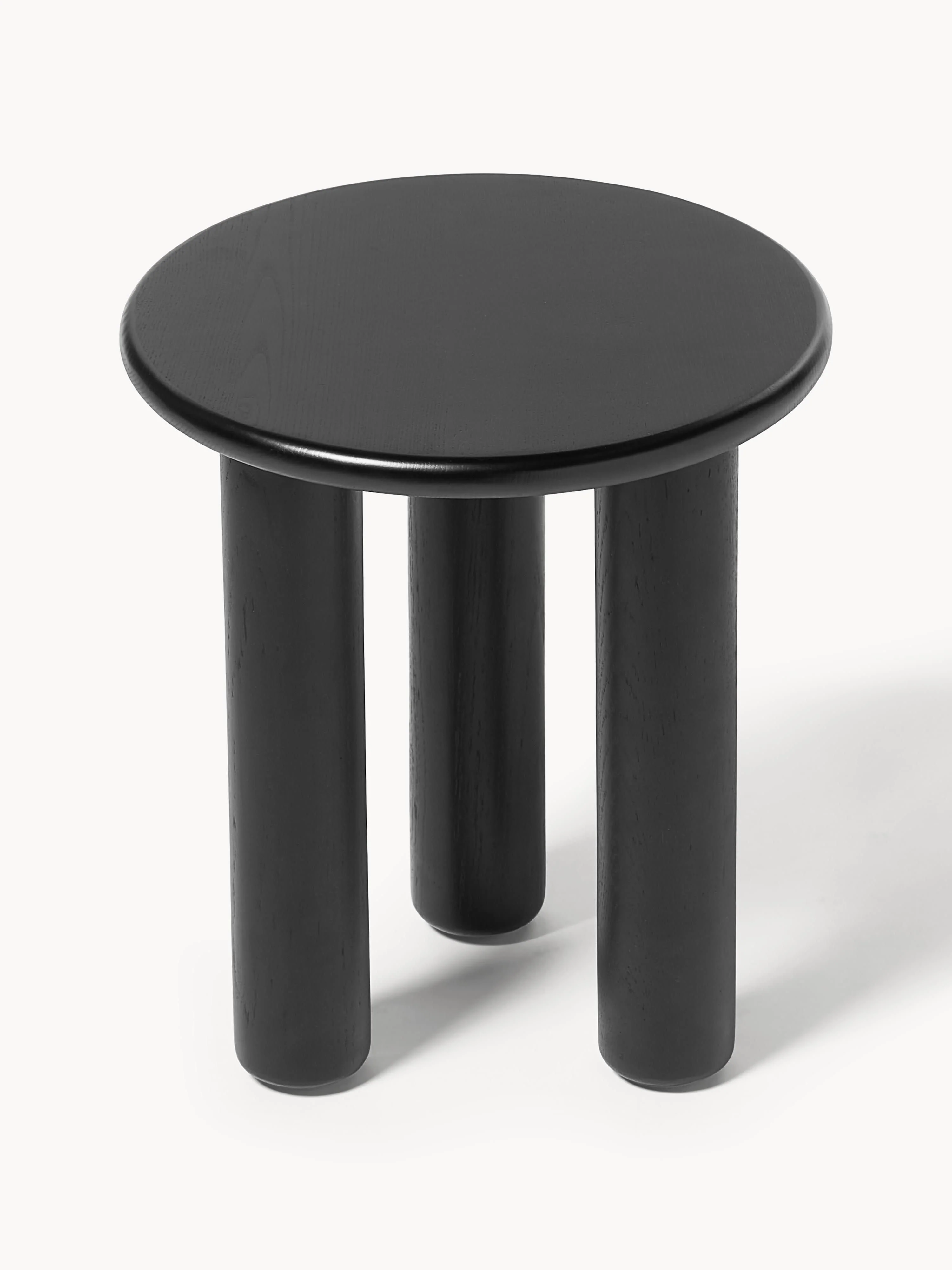 Ronde bijzettafel Didi van eikenhout