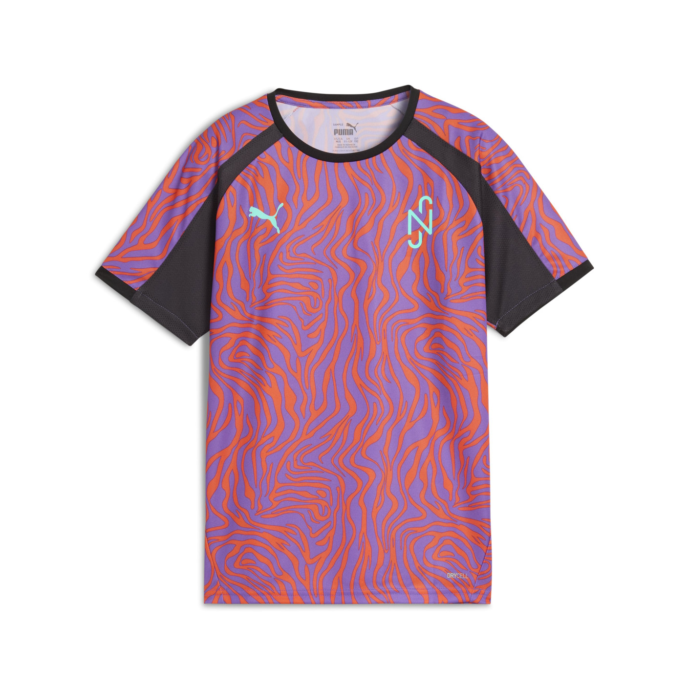PUMA Neymar Jr. Creativity Trainingsshirt Kids Paars Oranje Zwart