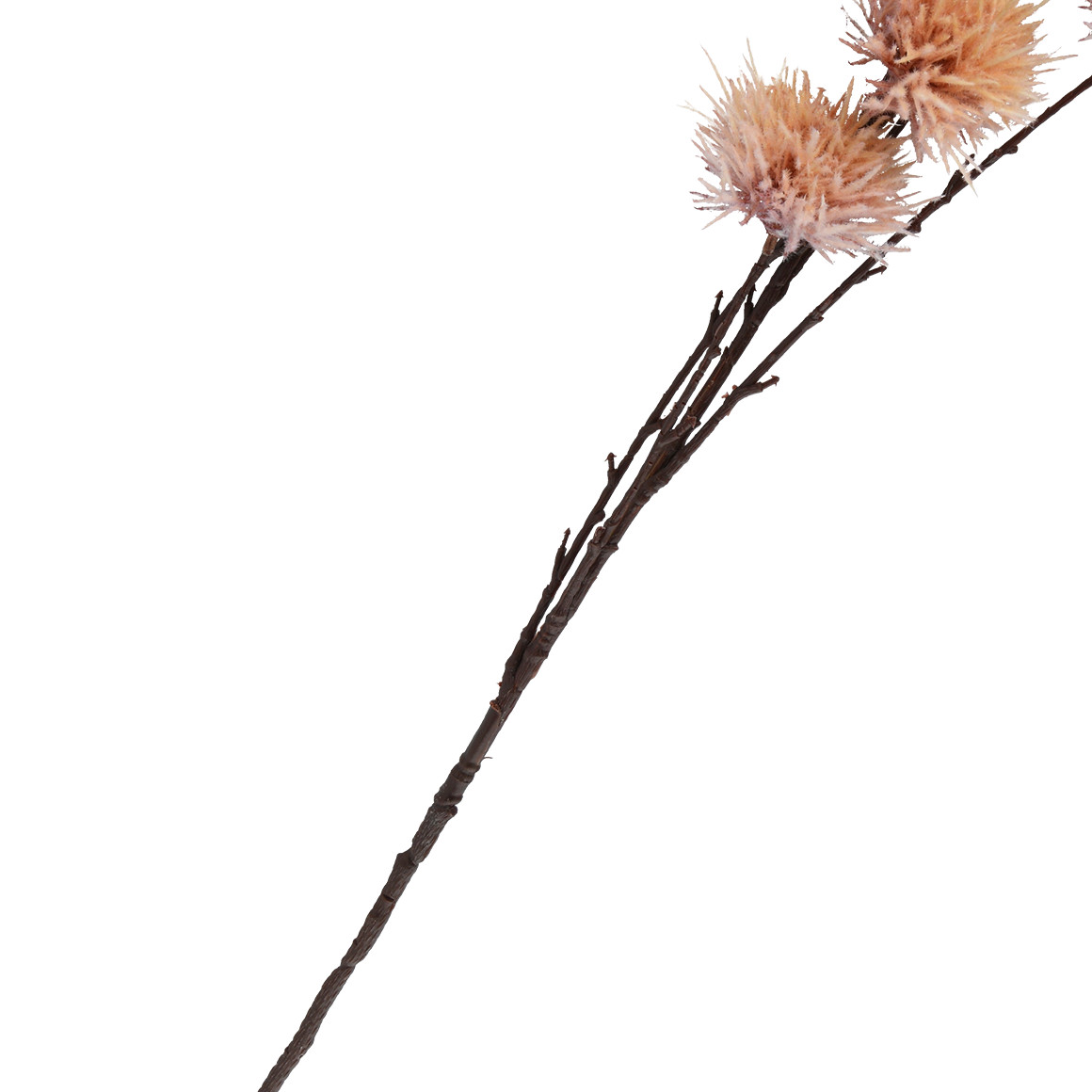 Kunstblume mit fünf Blüten helllila / beige