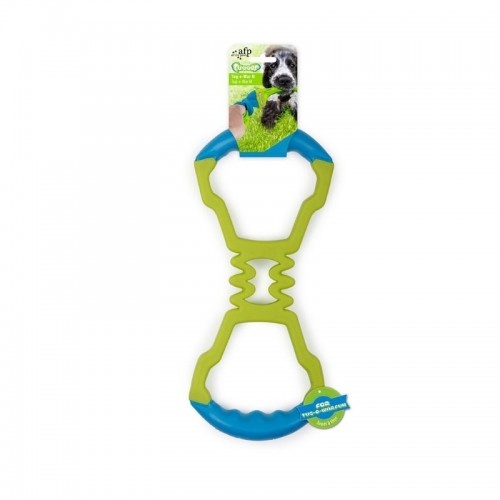 Brinquedo Elástico Tugger All for Paws para Cães, Azul e Verde