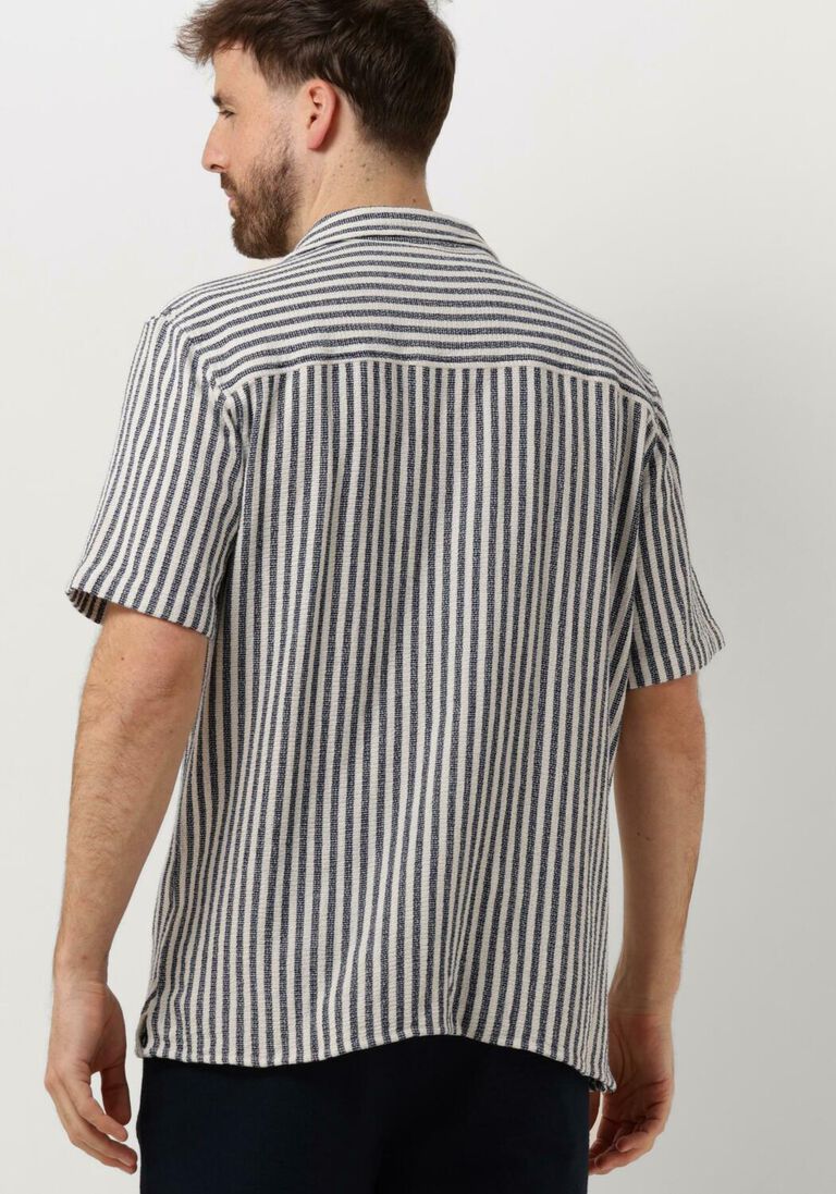 SELECTED HOMME donkerblauwe selected homme casual overhemd slhrelax-sal shirt resort
