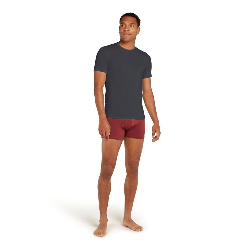 Anatomica Short Sleeve Crewe en Mérinos - T-shirt en laine mérinos homme