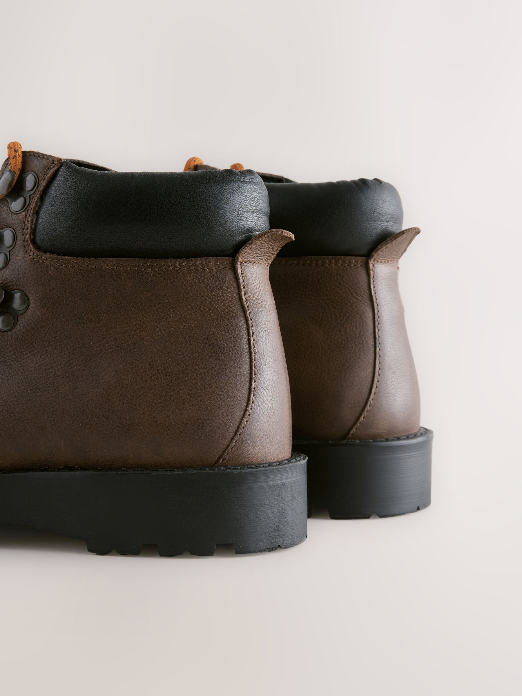 Bruin - Leren wandelschoenen