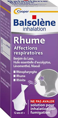 Balsolène Inhalation Rhume Affection Respiratoires Solution Pour Inhalation Flacon 100ml