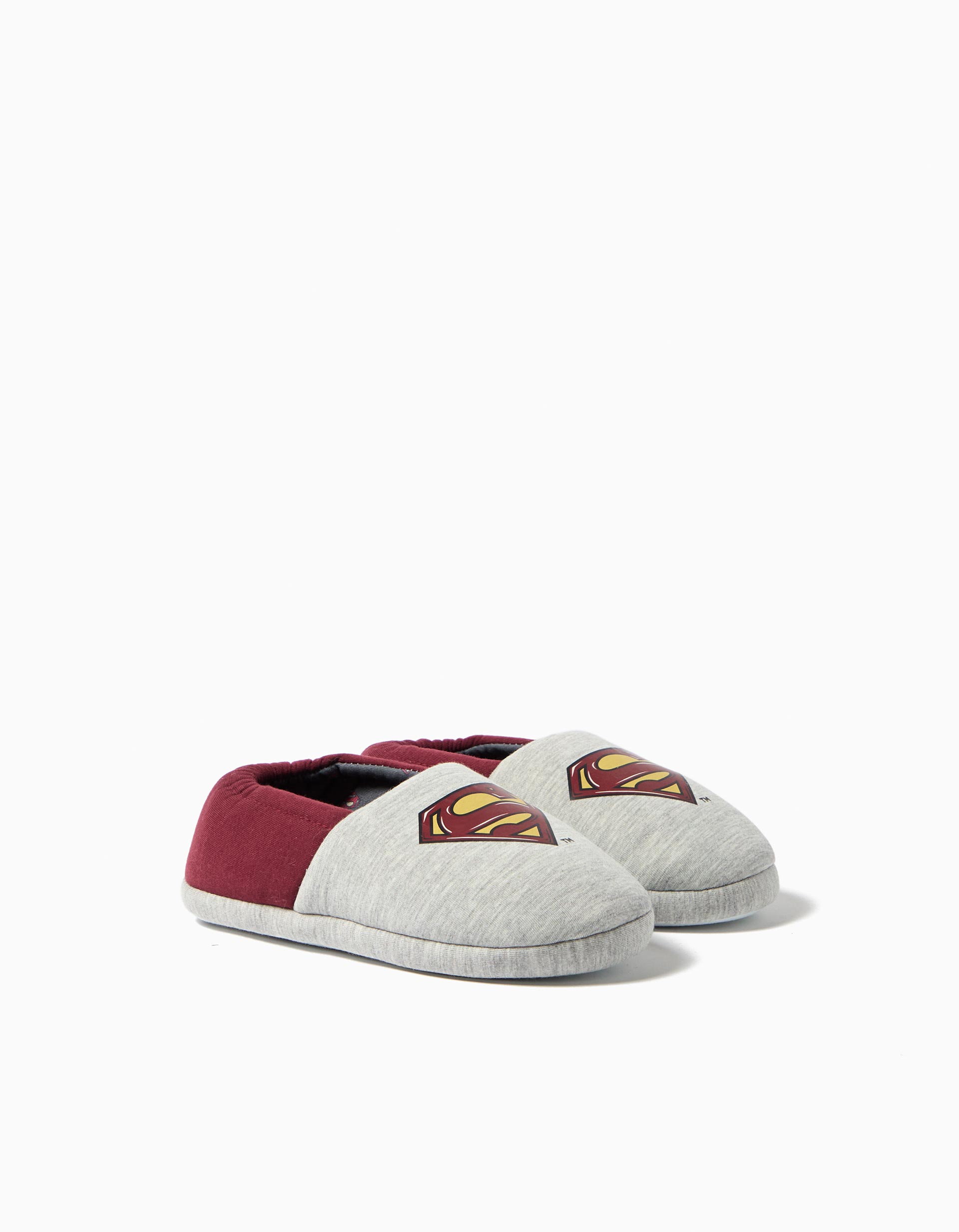Pantufas 'Superman', Menino, Cinzento
