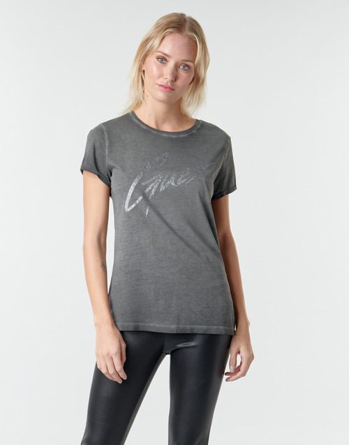 Guess - SS CN IVONNE TEE - Noir