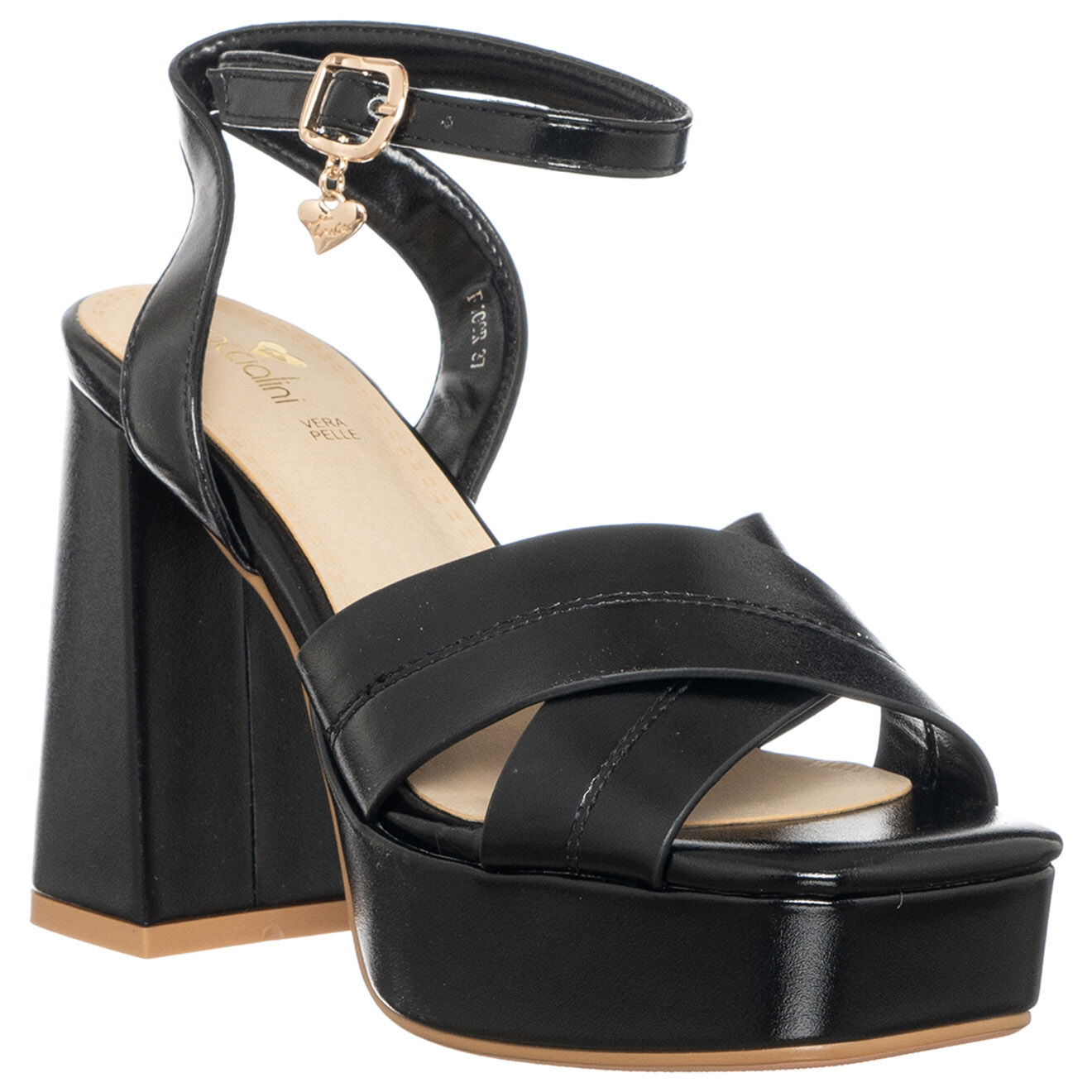 Tua By Braccialini Sandales Nina noires - Talon 10.5 cm