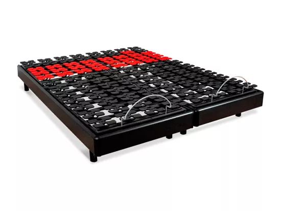 BELLECOUR LITERIE | Jeu de 2 sommiers électriques SUPERFLEX 160x200 cm | Plots