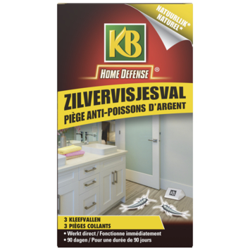 HOME DEFENSE® zilvervisjesval 3 stuks