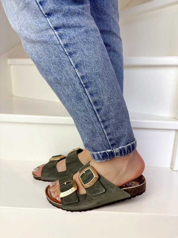 Semerdjian - Mules ASCOLI Kaki