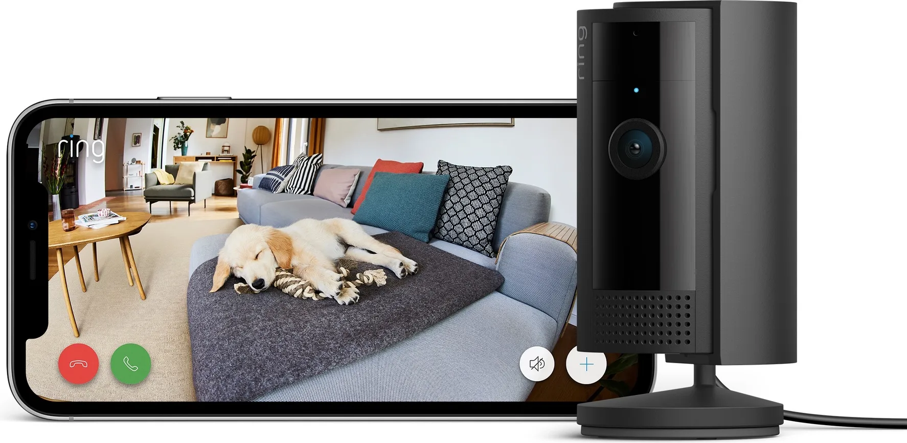 Ring Indoor Camera 2ème Gen Noir Caméra de surveillance