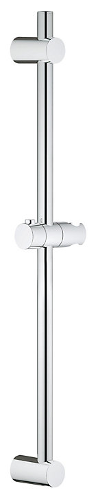 Barre de douche avec support douchette réglable 62 cm chrome Grohe Vitalio