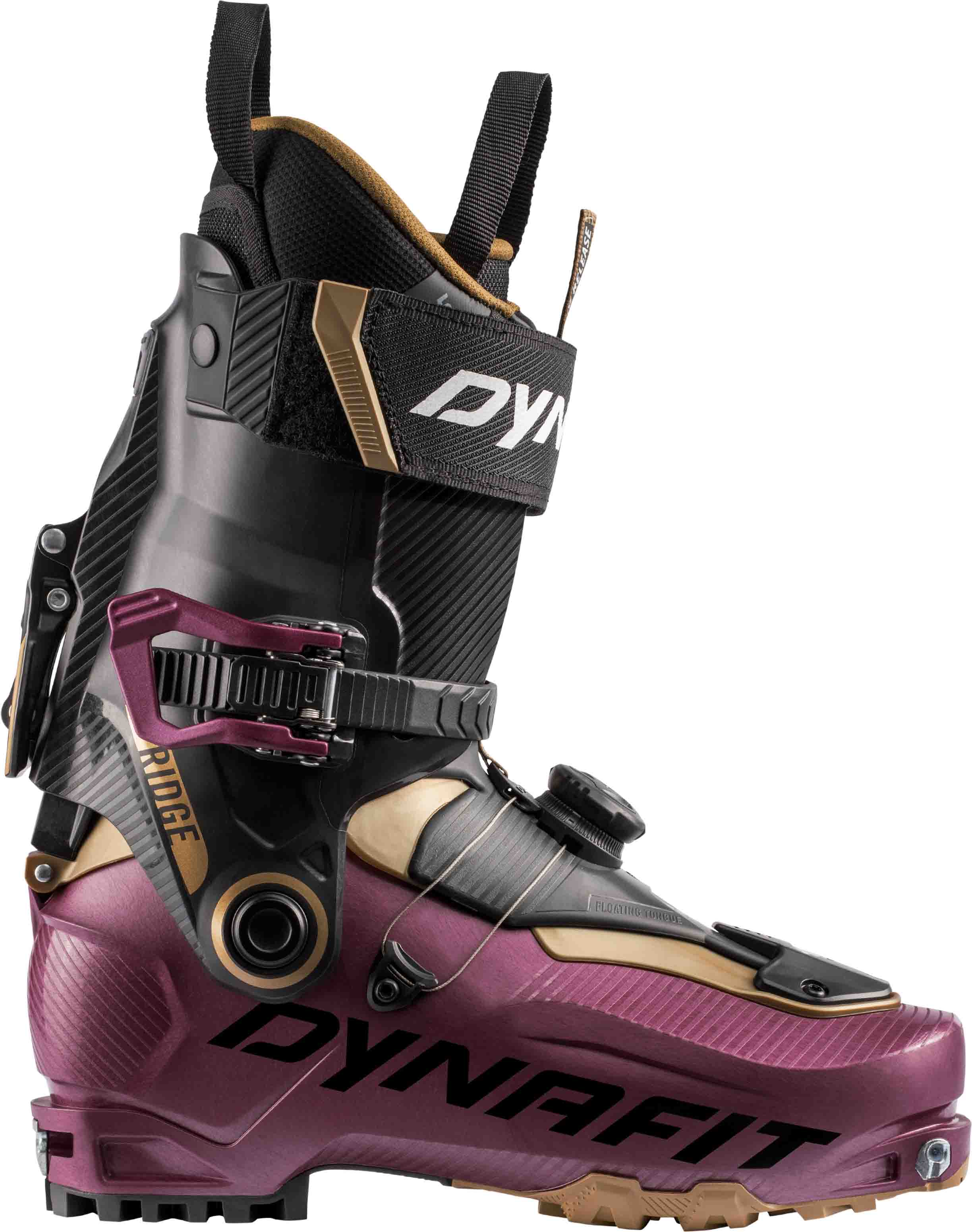 Ridge Boot Dame Burgundy Blackout