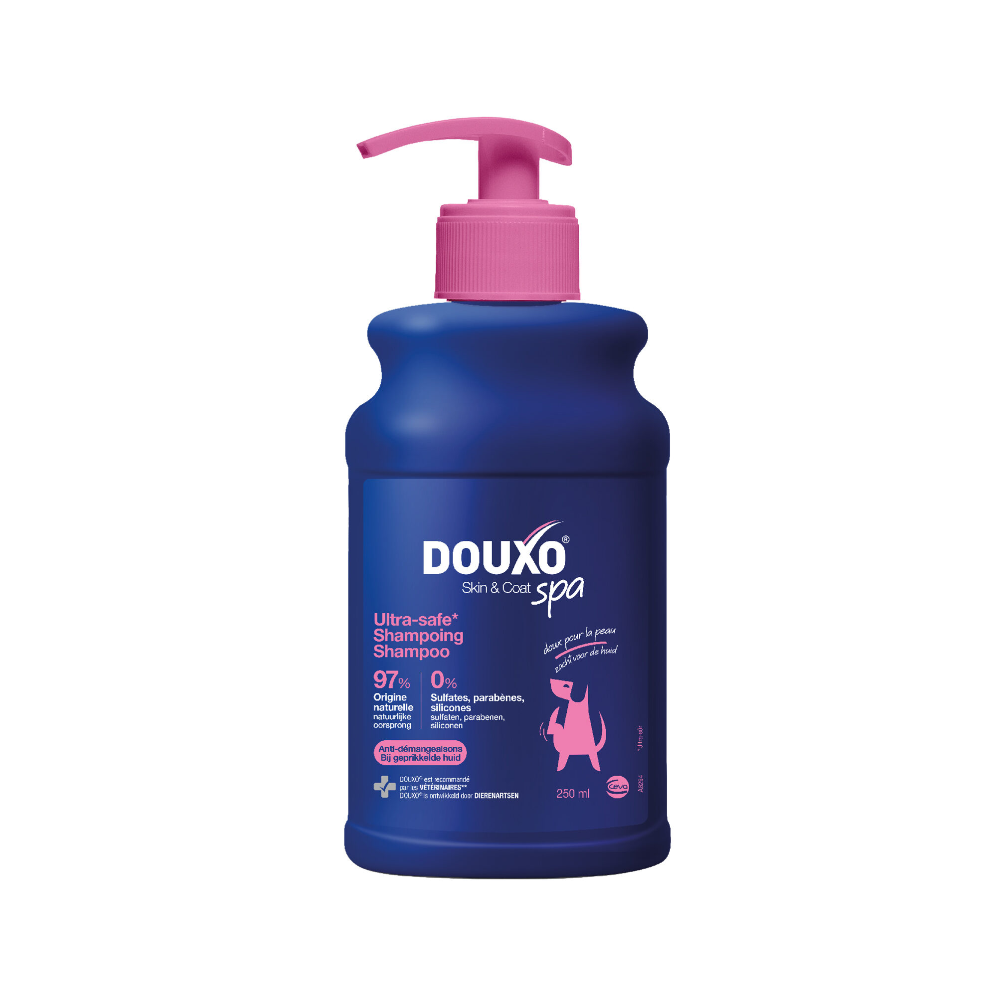 Douxo spa Shampoo bij geprikkelde huid