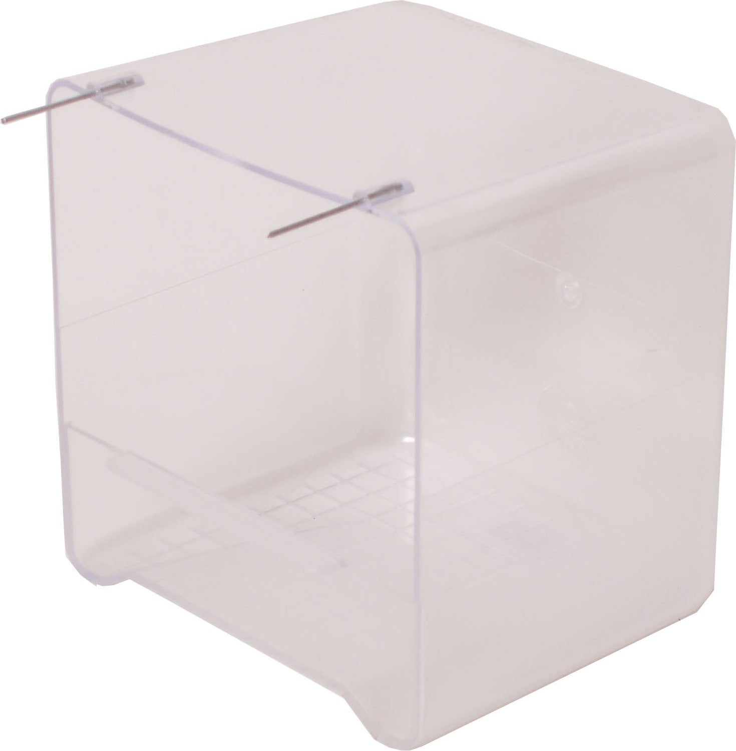 Boon vogelkooi accesoire badhuis transparant 13 x 12 x 13,5 cm