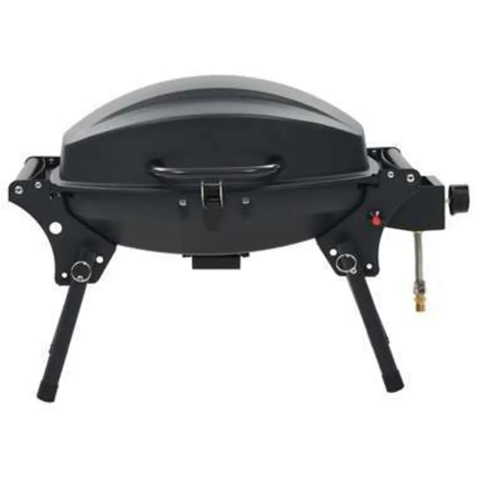 vidaXL - Barbecue - Zwart - Staal