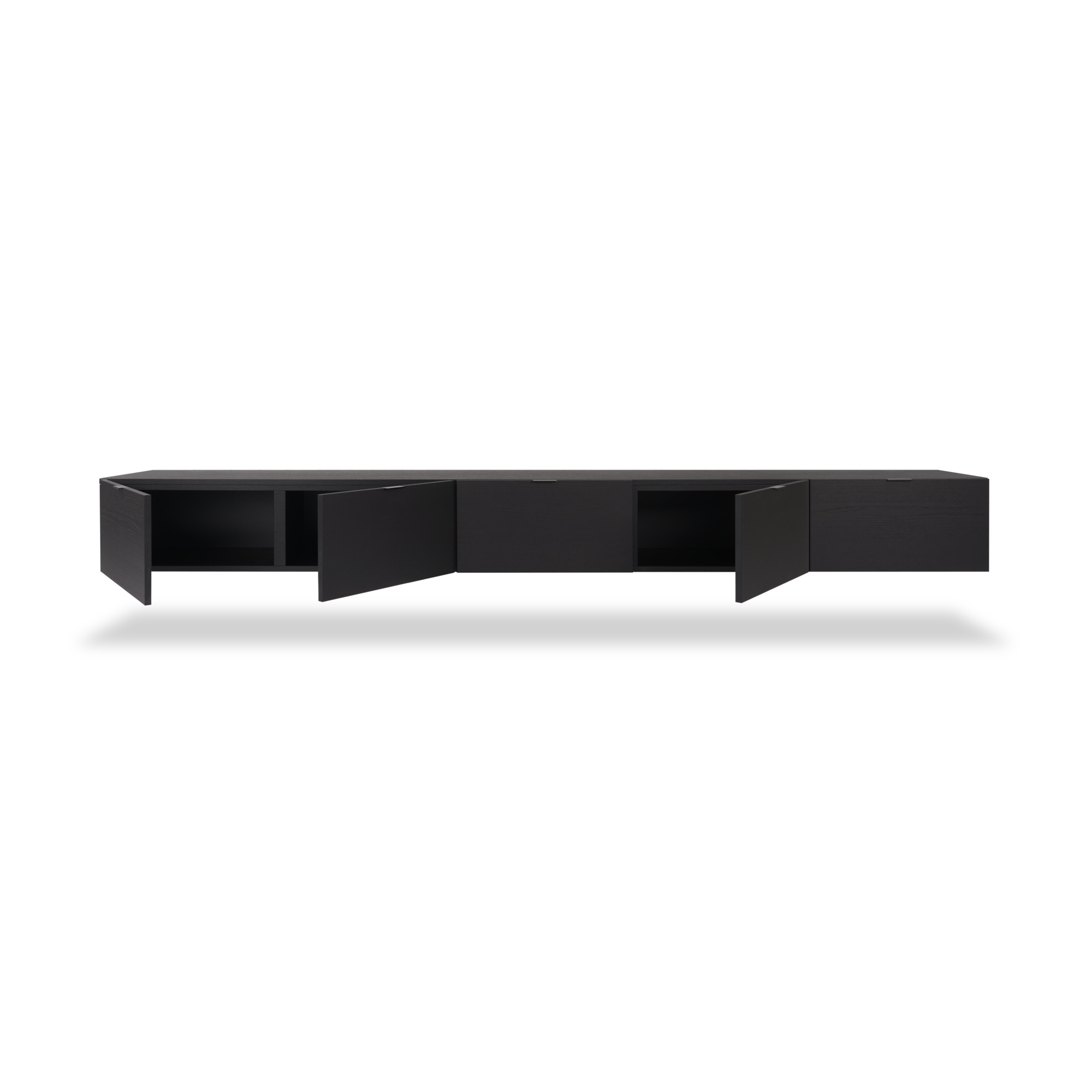 Loods 5 Design Woody dressoir hang deur Woody Hang Deur | Zwart | 300 cm