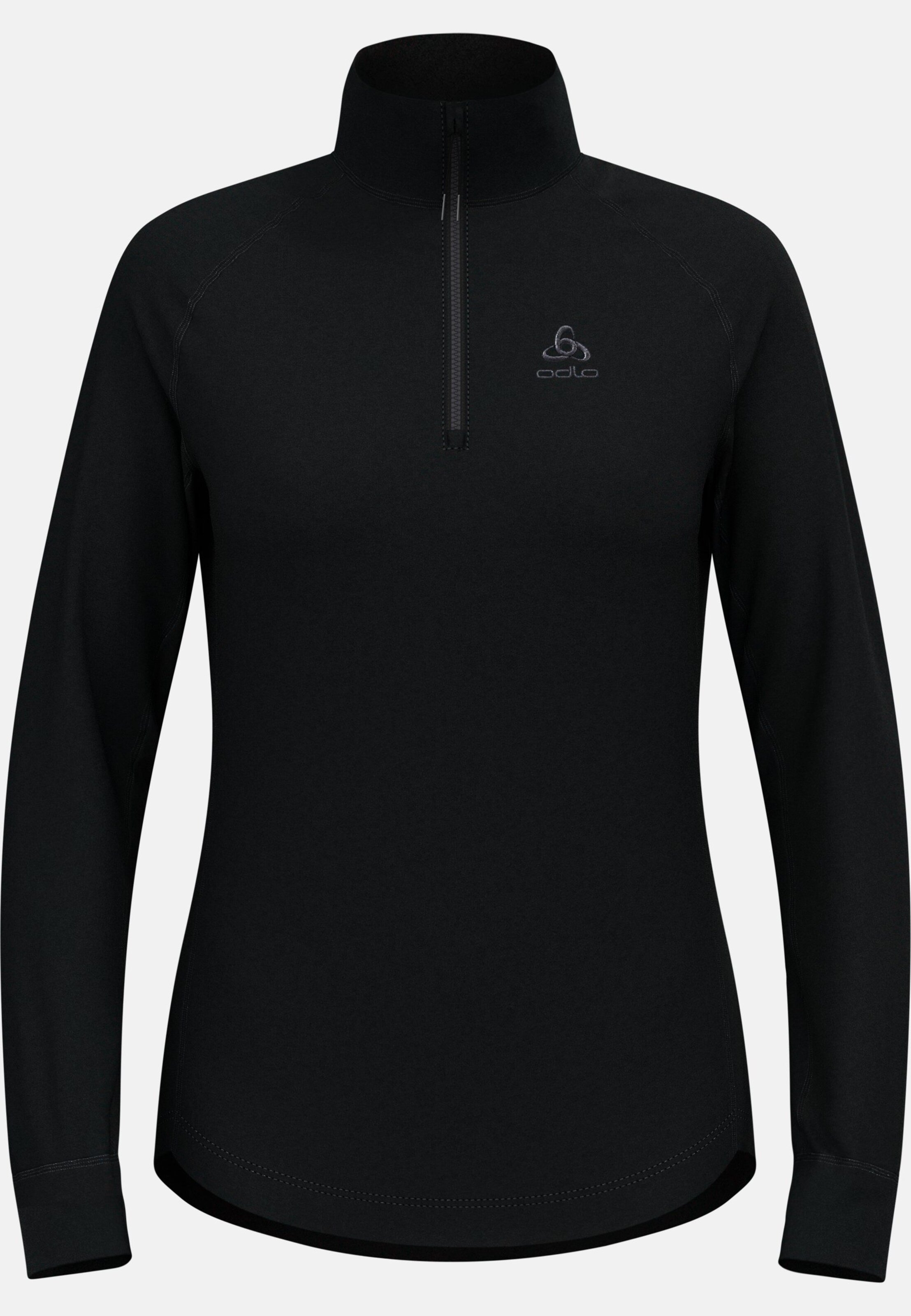 Berra Mid Layer mit Halbreissverschluss in black