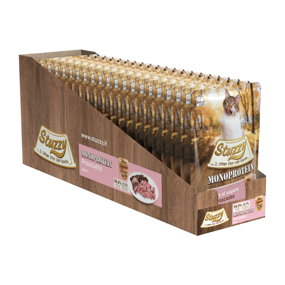 20x Stuzzy Kattenvoer Monoprotein Ham85 gr