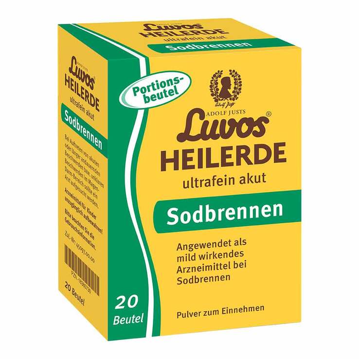 Luvos Heilerde ultrafein akut Sodbrennen Pulver Beutel , 20X6.5 g