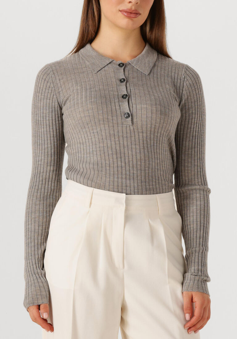 taupe herskind tops & t-shirts cadee blouse