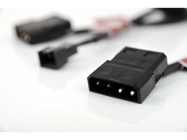 Noctua Montagematerial CPU-Kühler 3pin/4pin Adapter NA-SAC1 3-Pin-/4-Pin-Adapter, 3 Stk.