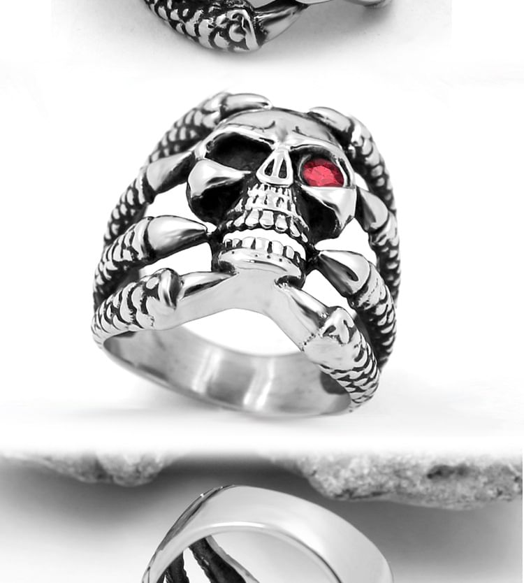 Prushia - Schedel Strass Ring