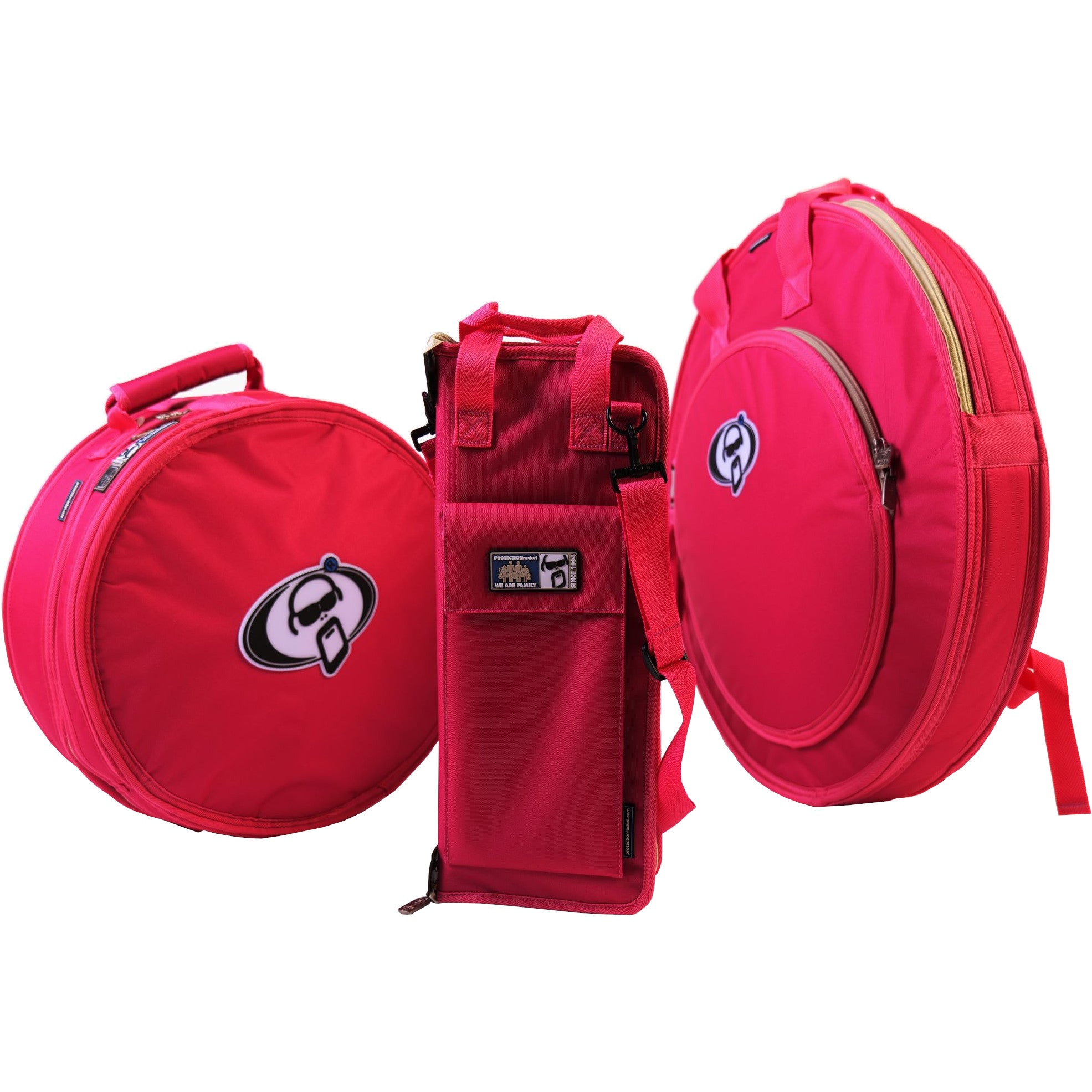 Protection Racket SET 16 Limited Edition Dark Pink Pack drumtassen set