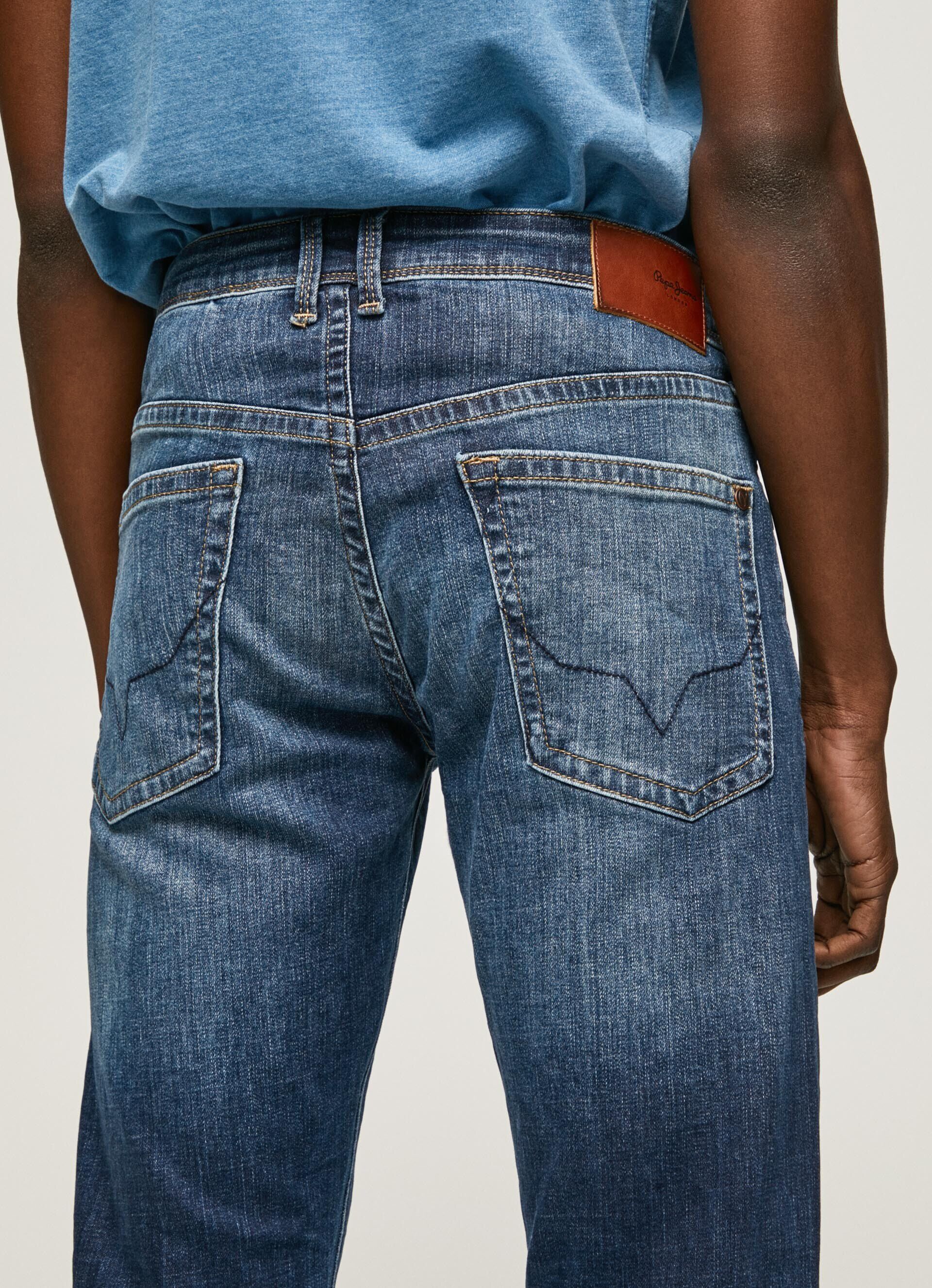 Calça jeans Hatch Fit Slim com cintura baixa - jeans