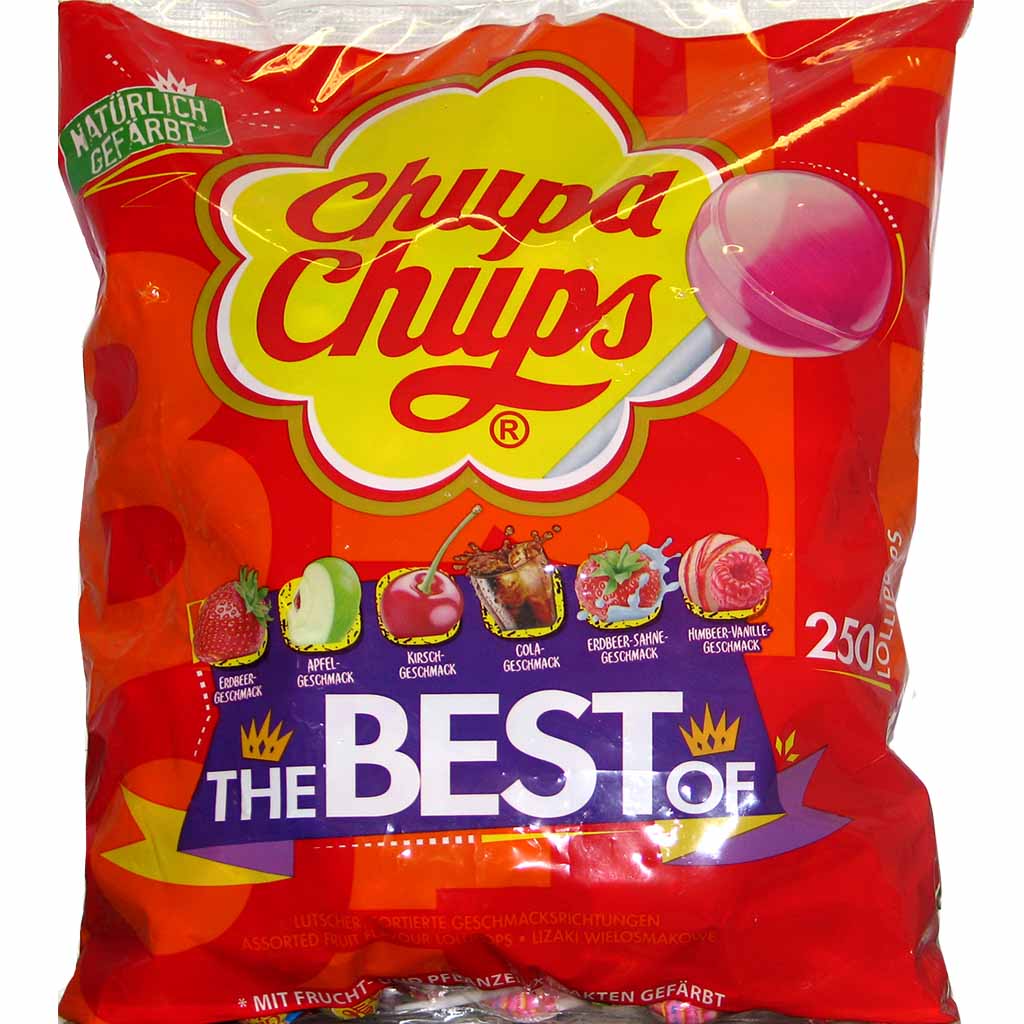 Chupa Chups Lutscher The Best Of 250er Beutel MHD:30.7.27