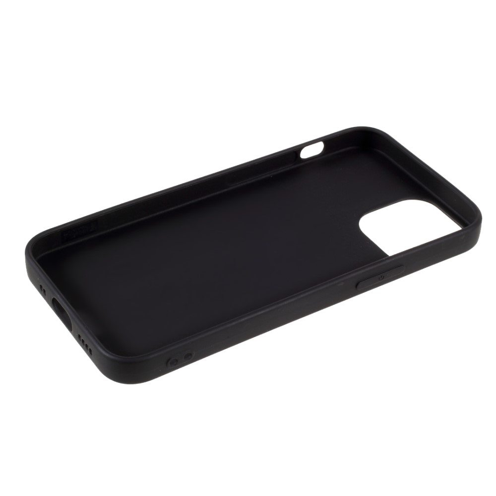 iPhone 13 Gummi Case Hülle Matt - Schwarz