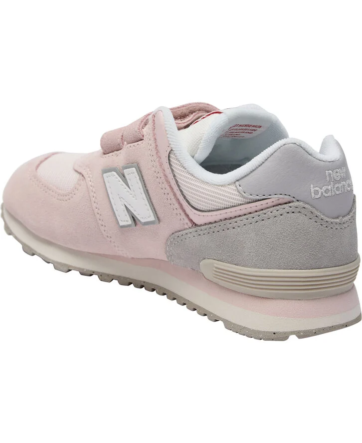 New Balance New Balance 574 Kids Hook & Loop Shell pink