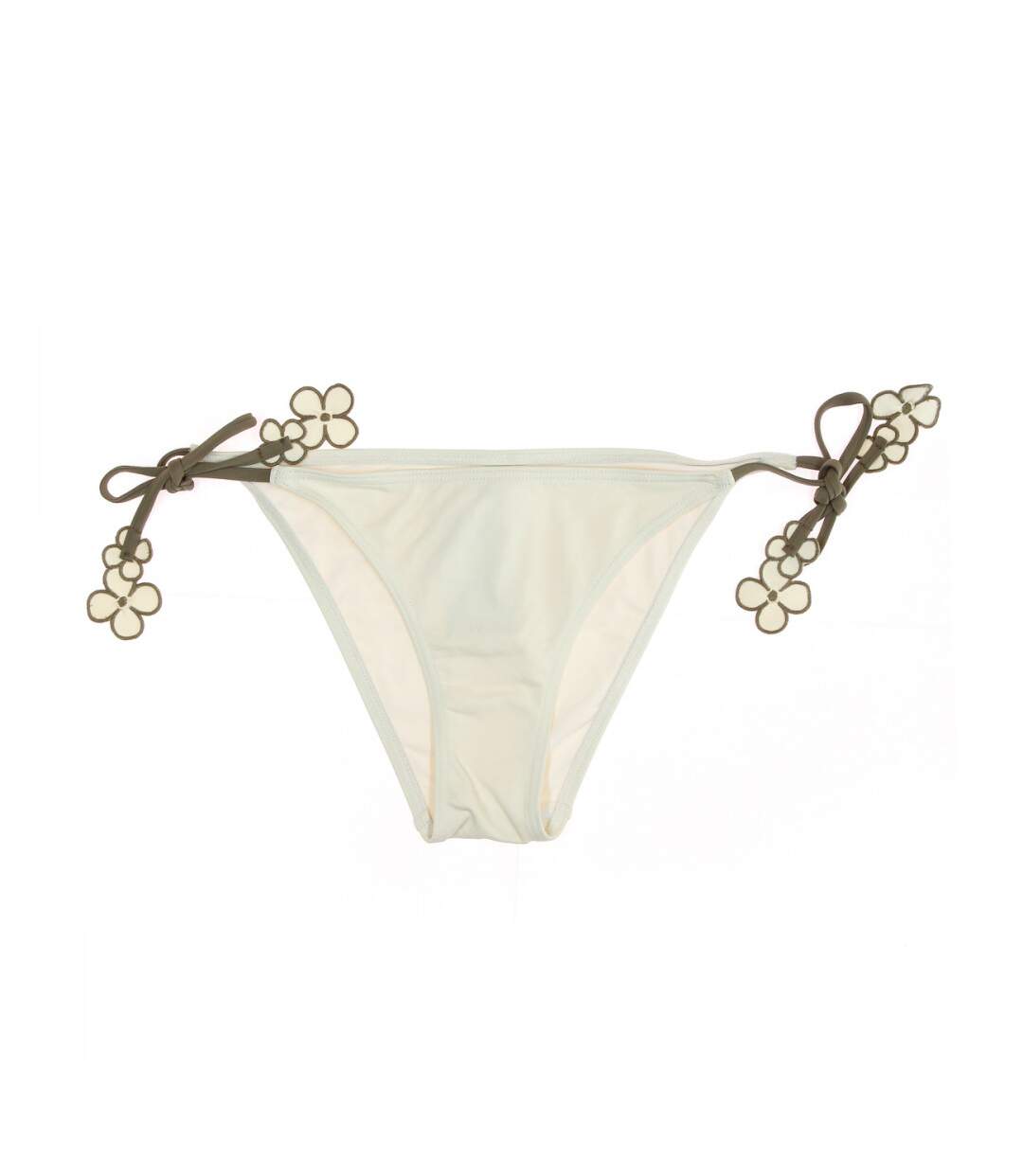 Bas de Bikini Écru/Marron Femme Nana Cara Julia