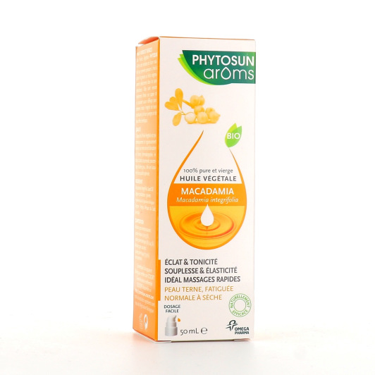 Huile végétale de Macadamia Bio Phytosun Arôms