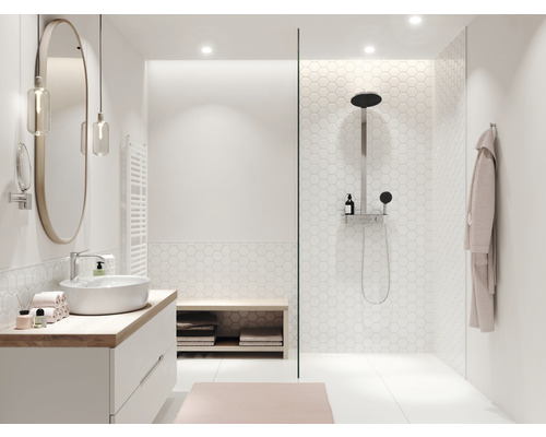 Douchekolom incl. thermostaat hansgrohe Pulsify S chroom 24240000