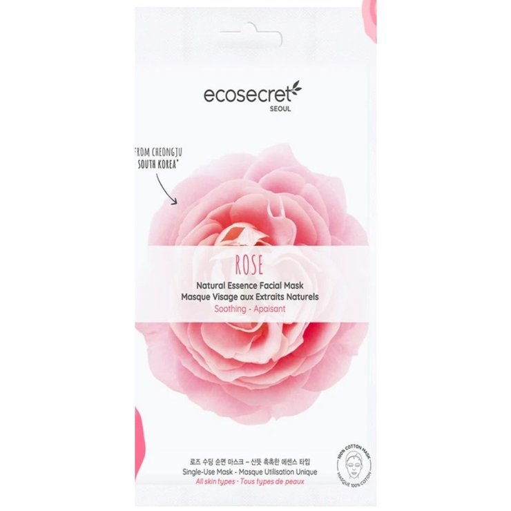 Masque Visage Apaisant Aux Extraits Naturels De Rose 20ml Eco Secret