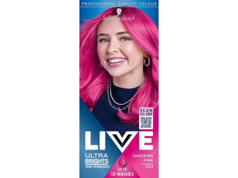 Schwarzkopf LIVE Haarcoloration Ultra Brights 093 Shocking Intensive oder Pastelle Haarfarbe je nach Wahl
