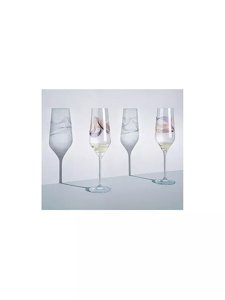 RITZENHOFF Champagnerglas 2er Set Kristallwind Romi Bohnenberg 2021 rosa