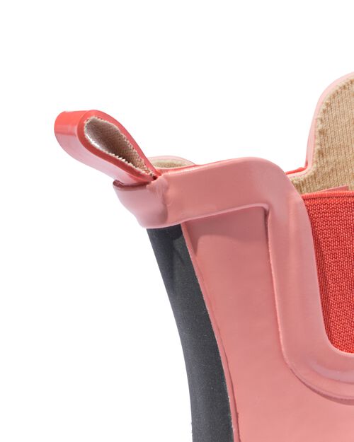 bottes de pluie bébé caoutchouc rose corail
