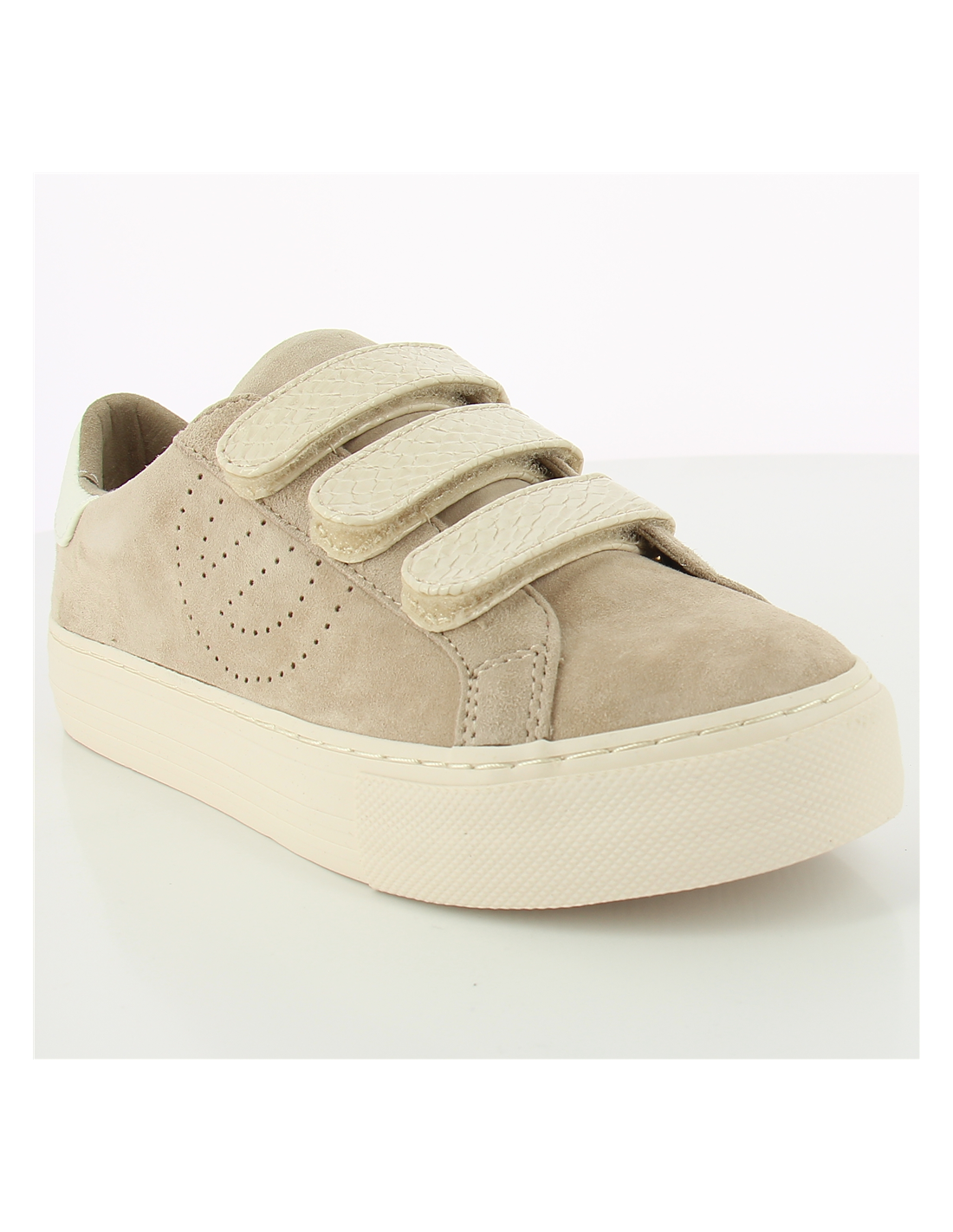 no name baskets de ville femme Arcade Straps daim taupe