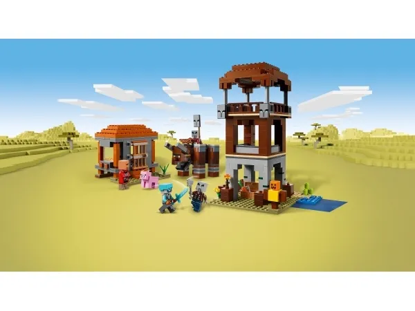LEGO Minecraft 21278 Røverforposten og ravager