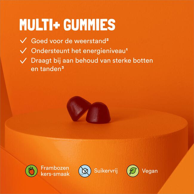 Yummygums Multi+ Suikervrij 60 stuks