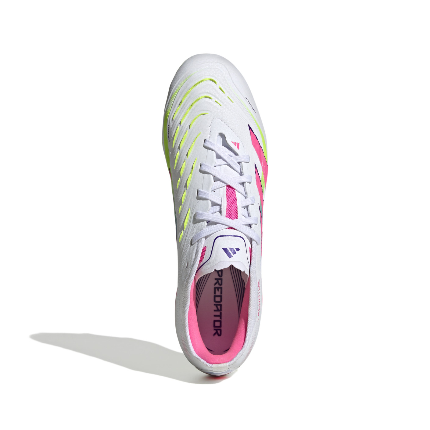 Adidas Predator Pro Gras Voetbalschoenen (FG) Wit Roze Neongeel