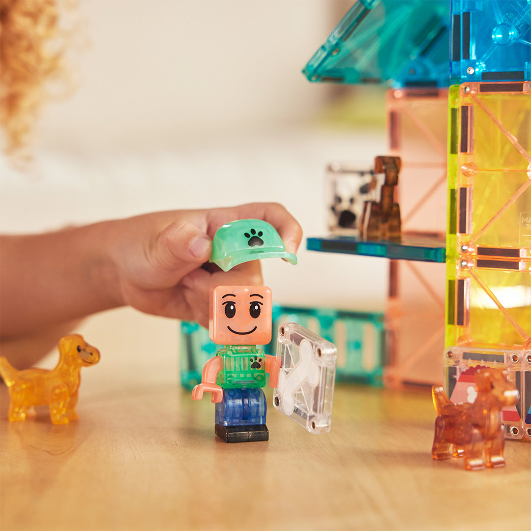 magna-tiles magnetische tegels puppy park - 27st