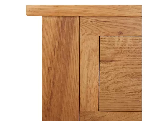 Console 110x40x75 Bois de chêne massif