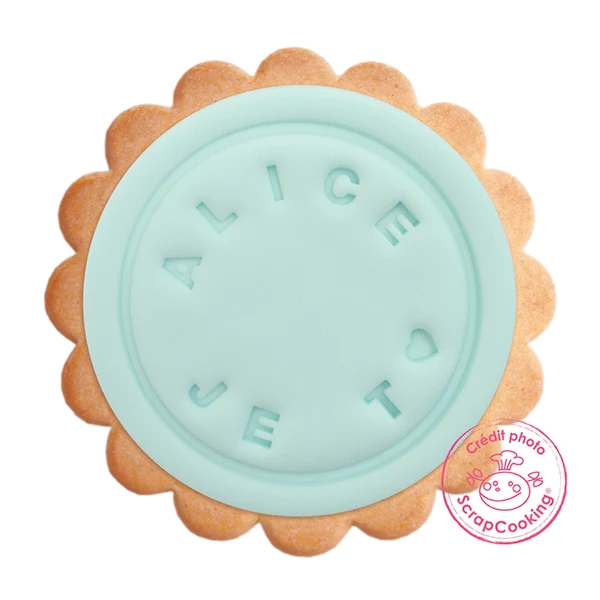 Tampon à messages pour biscuits Scrapcooking
