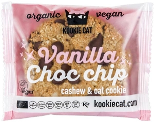 Kookie Cat Vanilla Choc Chip Cookie, 50 g